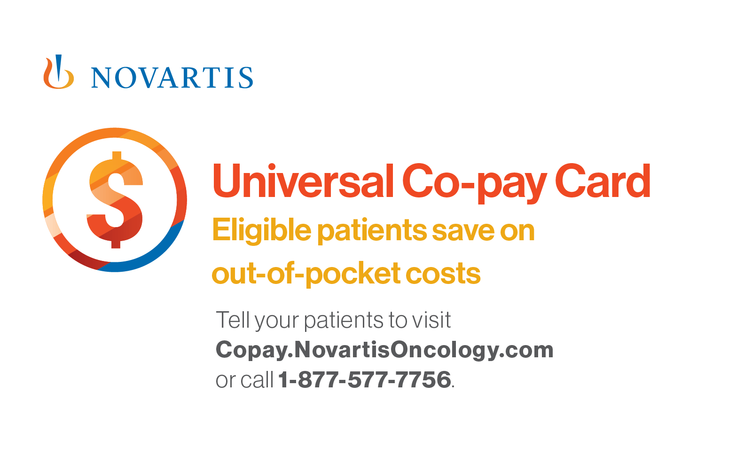 Novartis Universal Co-pay Card